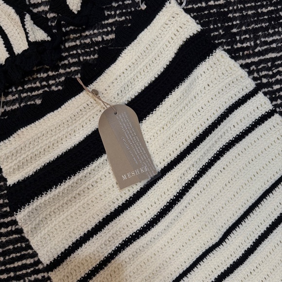 Meshki Crochet Two-Piece Set - Black & White Striped - Picture 6 of 7